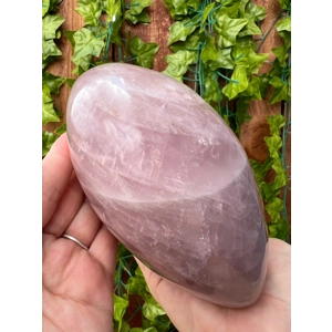 4.62 Lb Rose Quartz Heart. 5.85 Inch Polished Rose Quartz Crystal Puffy Heart. You get this piece!
