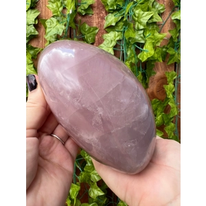 4.62 Lb Rose Quartz Heart. 5.85 Inch Polished Rose Quartz Crystal Puffy Heart. You get this piece!