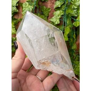 1.97 Lb Clear Quartz Crystal Point with Etching and Inclusions. You get this piece!