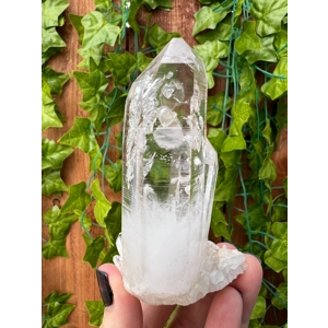 6.11 oz. Super Clear Quartz Crystal Points Cluster from Goboboseb, Nambia. You get this piece!