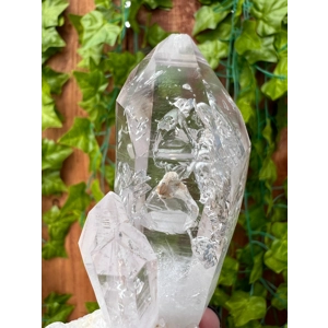 6.11 oz. Super Clear Quartz Crystal Points Cluster from Goboboseb, Nambia. You get this piece!
