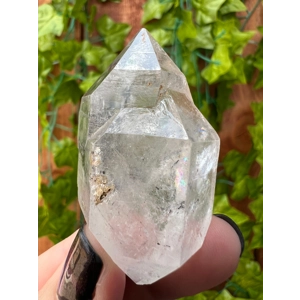 1.62 oz. Large Herkimer Diamond Quartz Crystal with MOVING Enhydro from Herkimer County NY. 46 grams