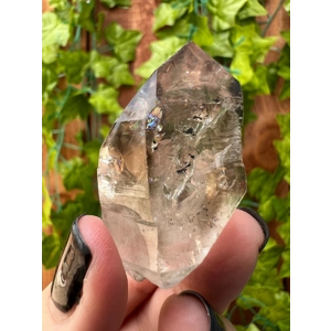 1.64 oz Large Herkimer Diamond Quartz Crystal with MOVING Enhydros from Herkimer County NY. 46.5 gra
