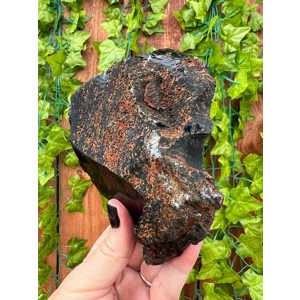 11.51 oz. Large Black Obsidian Crystal. Natural Raw Obsidian. You get this piece!