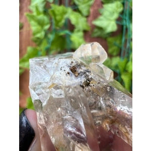 Large 1.76 oz A Grade Raw Herkimer Diamond Quartz Crystal Cluster from Herkimer County NY. Golden He