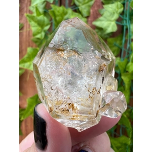 Large 1.76 oz A Grade Raw Herkimer Diamond Quartz Crystal Cluster from Herkimer County NY. Golden He