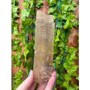 4.42 oz Natural Golden Selenite Crystal Self Collected in Southern Arizona. Large Raw Golden Selenit