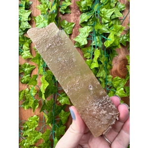 4.42 oz Natural Golden Selenite Crystal Self Collected in Southern Arizona. Large Raw Golden Selenit