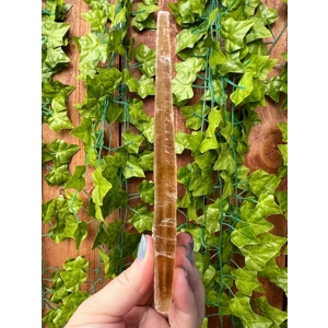 4.42 oz Natural Golden Selenite Crystal Self Collected in Southern Arizona. Large Raw Golden Selenit