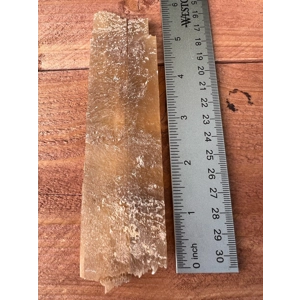 4.42 oz Natural Golden Selenite Crystal Self Collected in Southern Arizona. Large Raw Golden Selenit