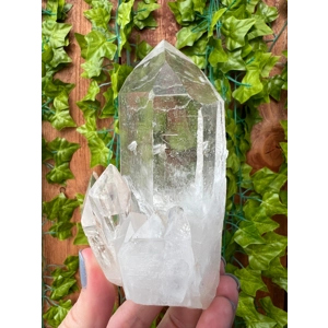 14.47 oz. Arkansas Quartz Crystal Points Cluster. Natural Water Clear Quartz Point from Arkansas USA