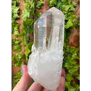14.47 oz. Arkansas Quartz Crystal Points Cluster. Natural Water Clear Quartz Point from Arkansas USA