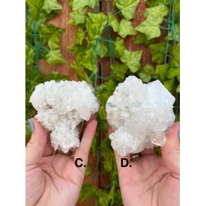 Apophyllite & Stilbite Crystal Clusters from India (O) - Choose Your Piece!