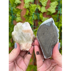 Apophyllite & Stilbite Crystal Clusters from India (O) - Choose Your Piece!