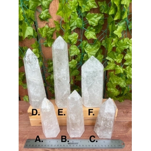 Large Polished Clear Quartz Crystal Tower - Choose Your Piece!