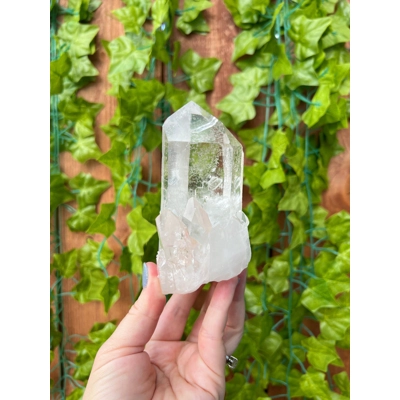 14.47 oz. Arkansas Quartz Crystal Points Cluster. Natural Water Clear Quartz Point from Arkansas USA