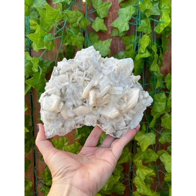 1.4 Lb Apophyllite Crystal Cluster with Stilbite from India. You get this piece!