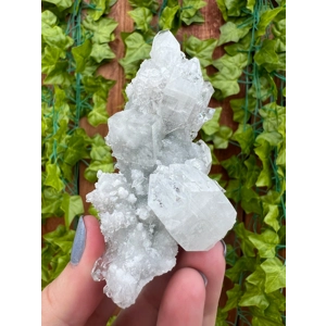 3.48 oz. AA Grade Apophyllite Crystal Cluster Stalactite from Jalgaon India. You get this piece! ZA1