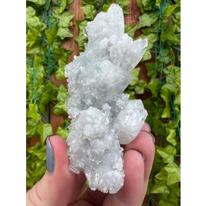 3.48 oz. AA Grade Apophyllite Crystal Cluster Stalactite from Jalgaon India. You get this piece! ZA1