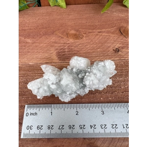 3.48 oz. AA Grade Apophyllite Crystal Cluster Stalactite from Jalgaon India. You get this piece! ZA1