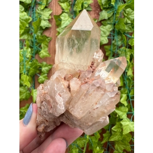 6.25 oz. Natural Citrine Quartz Cathedral from the Congo. Kundalini Smoky Citrine. You get this piec