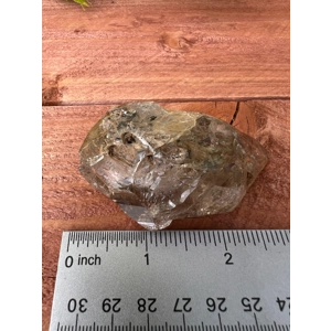 Large 2.78 oz. Raw Skeletal Herkimer Diamond Quartz Crystal from Middleville NY. Fenster Quartz. Ele