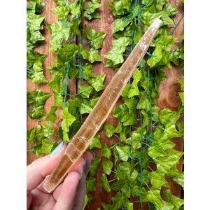4.42 oz Natural Golden Selenite Crystal Self Collected in Southern Arizona. Large Raw Golden Selenit