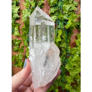 14.47 oz. Arkansas Quartz Crystal Points Cluster. Natural Water Clear Quartz Point from Arkansas USA