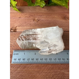 14.47 oz. Arkansas Quartz Crystal Points Cluster. Natural Water Clear Quartz Point from Arkansas USA