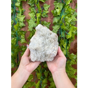 4.57 Lb Fluorescent Dogtooth Calcite Crystal Cluster from India. You get this piece!