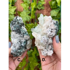 Unique Apophyllite Crystal Clusters from India (P) - Choose Your Piece!
