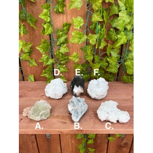 Apophyllite & Stilbite Crystal Clusters from India (O) - Choose Your Piece!