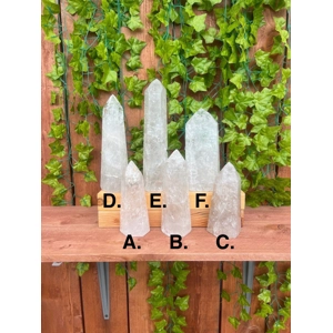 Large Polished Clear Quartz Crystal Tower - Choose Your Piece!