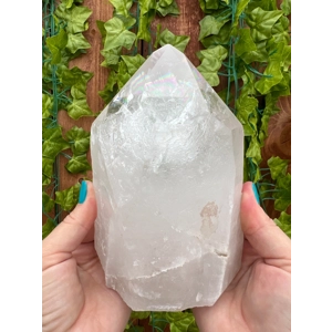 4.33 lb. Large Clear Quartz Crystal Point. You get this piece!