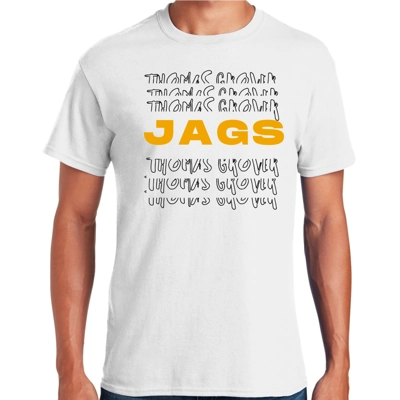 White Jags Next Level Tee