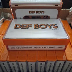 Roughneck Jihad & DJ Awkward - DEF BOYS cassette tape