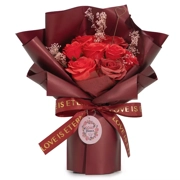 Large Red Roses Soap Bouquet - Love is Eternal - With Gift Card