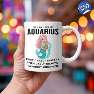 Fun Sign Of The Zodiac Ceramic Mug