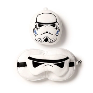 Relaxeazzz Travel Pillow & Eye Mask - The Original Stormtrooper