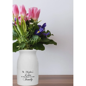 Mum, Mothers Day Ceramic Vase, Milk Jug