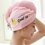 Rapid Drying Towel Wrap Dry Hair Cap Coral Fleece Absorbent Shower Cap Quick-drying