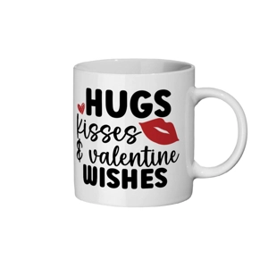Valentine Hugs And Kisses Mug Ceramic Mug 11oz