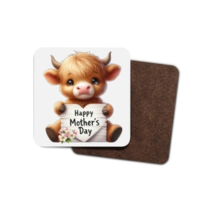 4 Pack Hardboard Mothers Day Coasters
