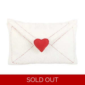 Love Letter Boucle Valentine's Day Cushion