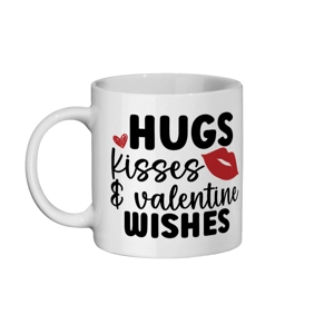 Valentine Hugs And Kisses Mug