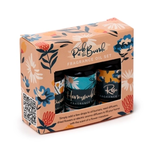 Set of 3 Fragrance Oils - Pick of the Bunch Rose, Gardenia, Opium