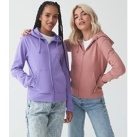 AWDis Ladies College Zipped Hoodie + 2 logos