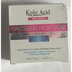 Kojic Acid, Collagen, Anti-aging, Whitening & Moisturizing Facial Soap 100g