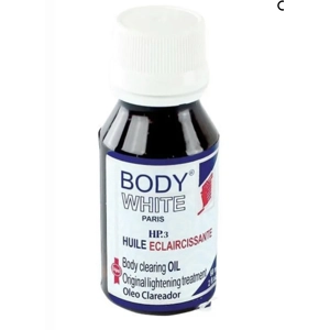 2 x BODY WHITE PARIS HP.3 Body Clearing Oil Original Lightening Treatment 60ml