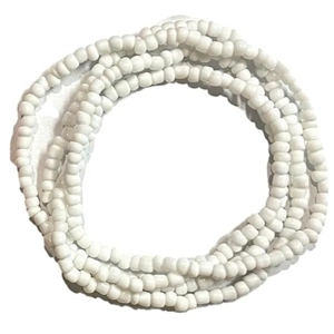 Activated Ide Obatala Spiritual Beads Ileke from Nigeria Stretchy Fit All  1pc